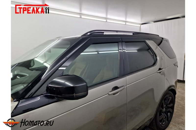 Дефлекторы Land Rover Discovery 5 (L462) 2017+/2021+ | из 4 частей, премиум, плоские, 2D