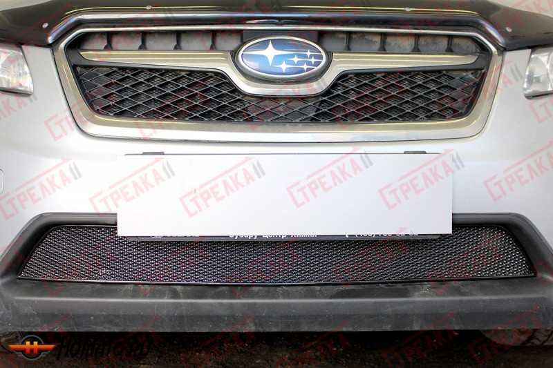 Защита радиатора для Subaru XV (2012-2016) дорестайл | Премиум