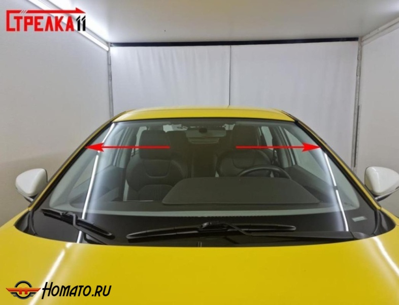 Премиум водостоки дефлекторы лобового стекла Эволют Ай-ПРО