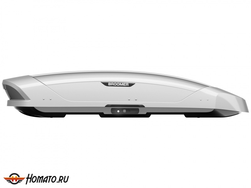 Автобокс Broomer Venture XL 500 л | 213х89х42 см, двусторонний, усиленный, с Fast Mount