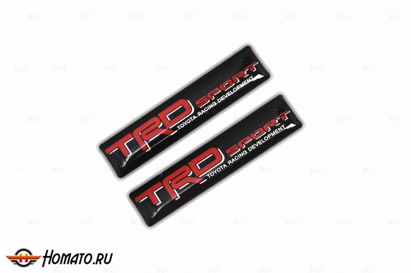 Шильд "TRD Sports" Для Toyota, Самоклеящийся, 2 шт.