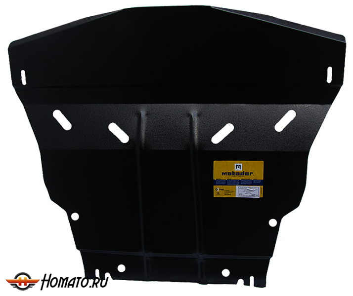 Защита картера Ford Fusion 2006-2012 | двигатель + КПП, 2 мм, сталь | MOTODOR | 00714