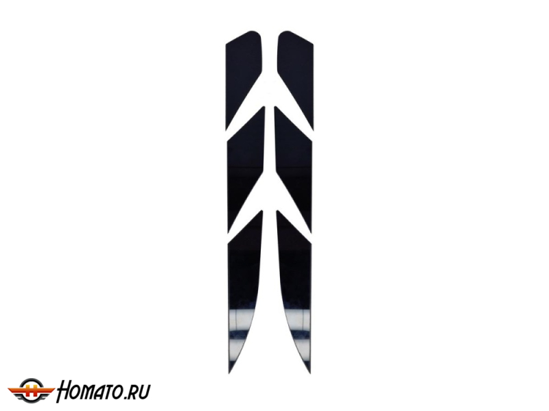 Накладки на задние боковые хром элементы для Хендай Туссан 4 2021+ | 6 штук, декор