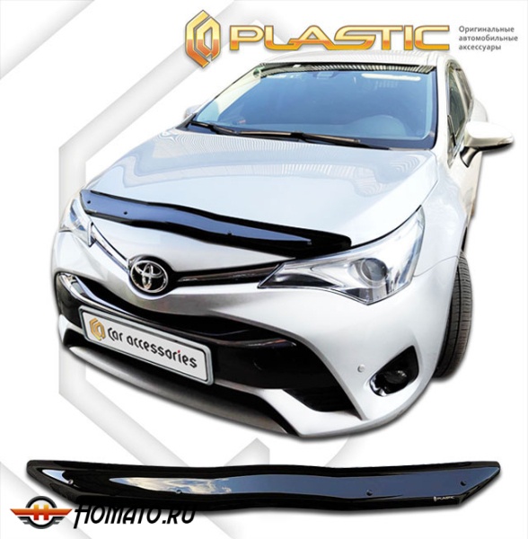 Дефлектор капота Toyota Avensis 3 2015-2018 (T270) | черный