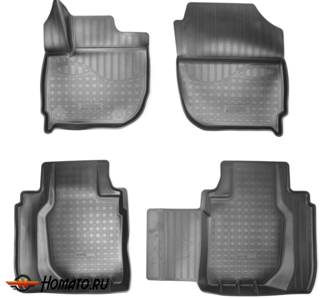 Коврики Honda HR-V 2 2014-2022 | полиуретановые, черные, Norplast
