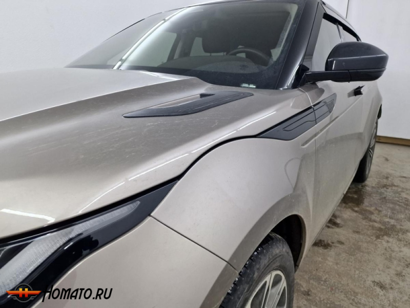 Накладки на арки для Range Rover Evoque 2 (L551) 2019+/2023+ | 2 штуки, декор