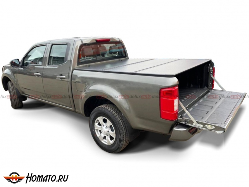 Крышка кузова Foton Tunland V7 | 3 секции, алюминий | длинный кузов 185 см