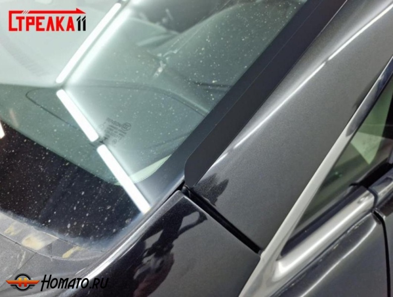 Премиум водостоки дефлекторы лобового стекла Mazda CX-7 2007-2012