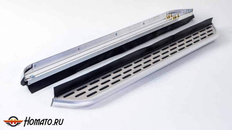 Пороги подножки Belgee X50 | алюминиевые или нержавеющие