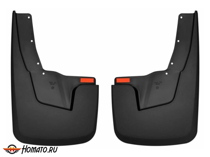 Брызговики OEM для RAM 1500 (DT) 2018-2025 дорестайл | с штатными расширителями | комплект: передние+задние