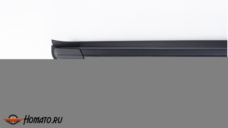 Пороги подножки Mitsubishi Pajero 3 (без штатных порогов) | алюминиевые или нержавеющие