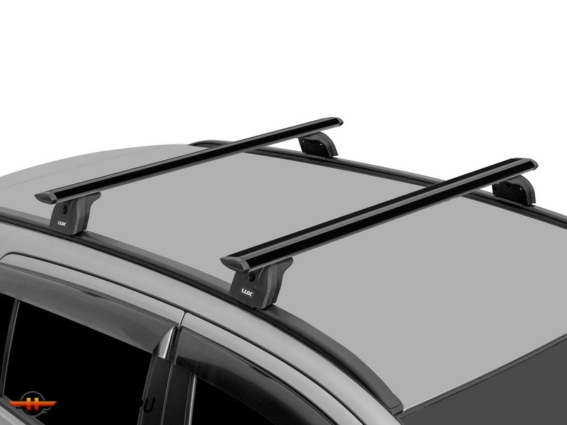 Багажник на крышу Mitsubishi Eclipse Cross 2018+ | на низкие рейлинги | LUX БК-2
