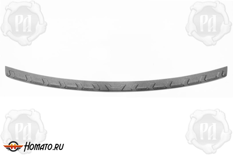 Накладка на задний бампер Ниссан Кашкай 1 2007-2014 | шагрень