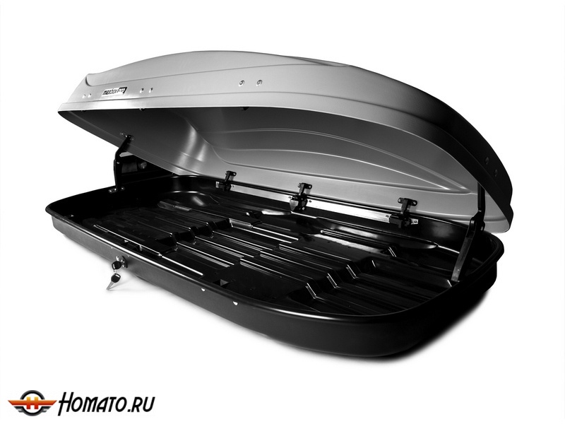 Автобокс MaxBox PRO 520 л | 196x80x43 см, двусторонний