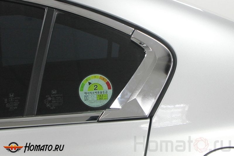 Молдинги задней двери для Honda Civic 9 2012+