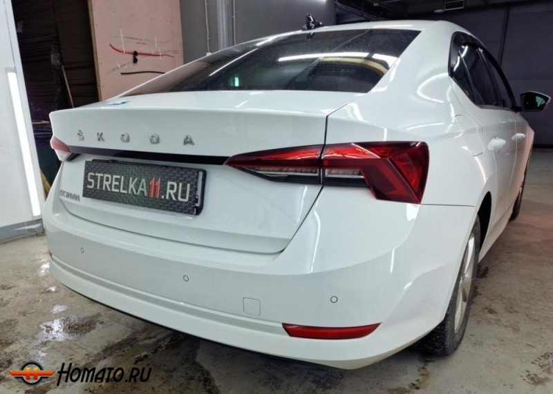 Накладка на крышку багажника для Skoda Octavia (A8) 2021+ | 1 штука, декор