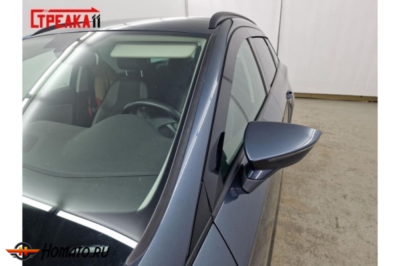 Дефлекторы Seat Leon 3 универсал 2012-2018 | премиум, плоские, 2D