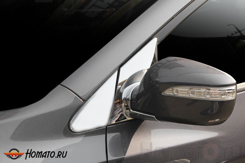 Хром молдинги креплений боковых зеркал для Hyundai ix35 09-12