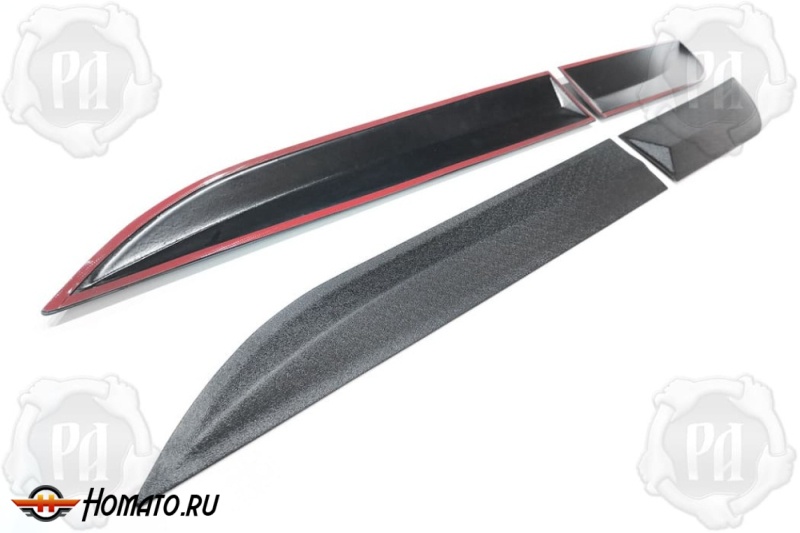 Молдинги на двери для Чери Тигго 9 2024+ | шагрень