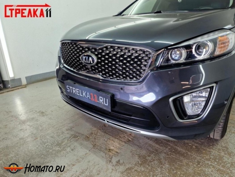 Комплект накладок для Kia Sorento Prime 2015-2017 | 6 штук, декор