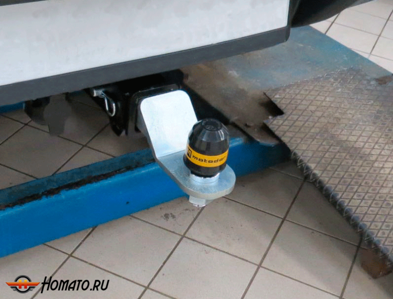 Фаркоп Dongfeng DF6 2022- | шар E - быстросъемный под квадрат, нагрузка 100/2000 | MOTODOR | 98601-E