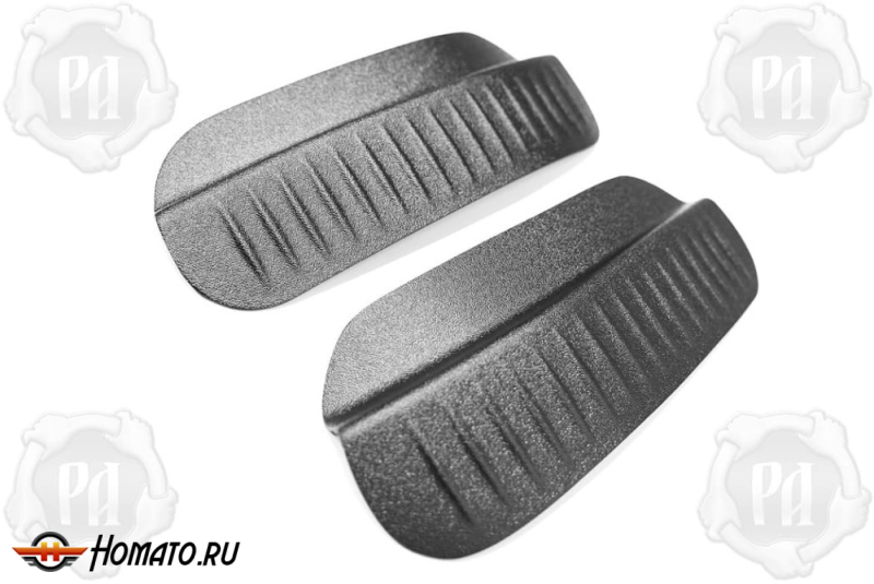 Накладки на пороги задних арок Джетур Т2 | шагрень