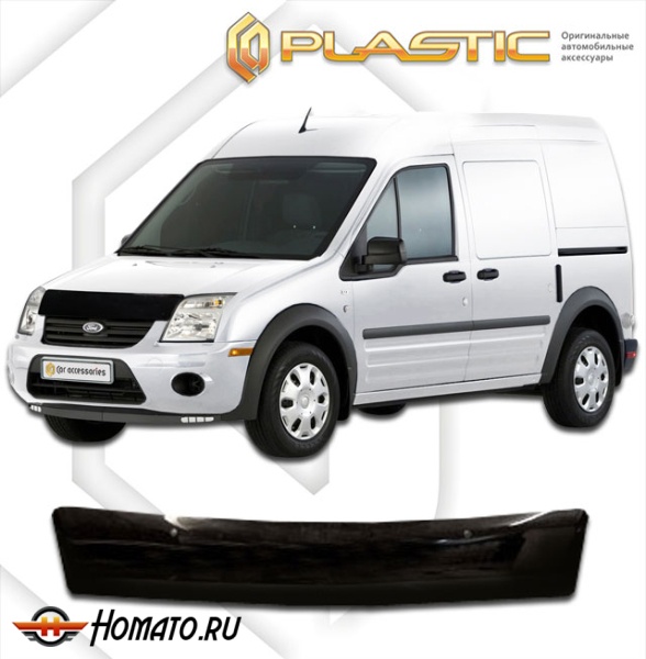 Дефлектор капота Ford Transit Connect 1 2001-2013 | черный