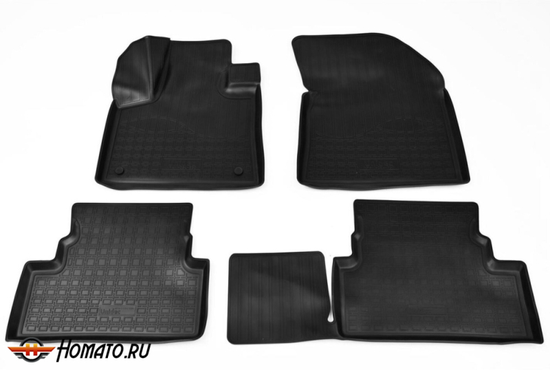 Коврики Опель Грандленд Х | полиуретановые, черные, Norplast