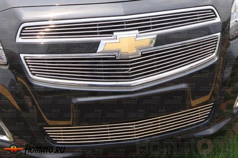 Решетки радиатора Chevrolet Malibu VIII - ВЕРХ и СЕРЕДИНА и НИЗ