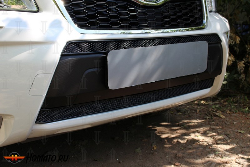 Защита радиатора для Subaru Forester US-Version (2013-2016) дорестайл | Премиум