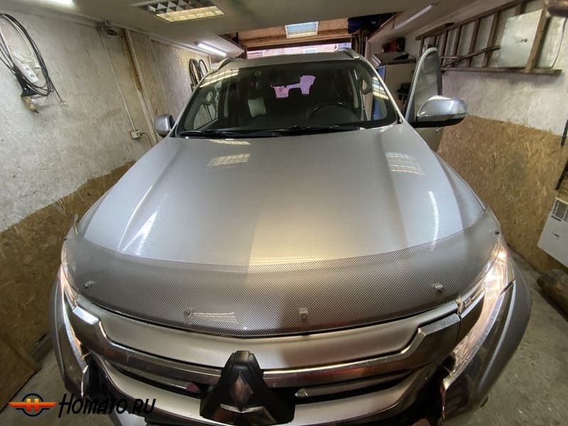 Дефлектор капота Subaru XV 2012-2016 | шелк серебро