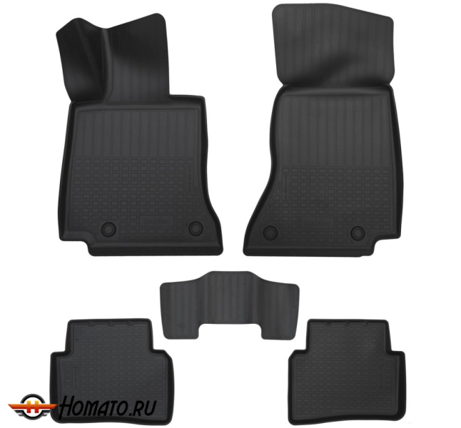 Коврики Mercedes C-class (W206) 2021+ | полиуретановые, черные, Norplast
