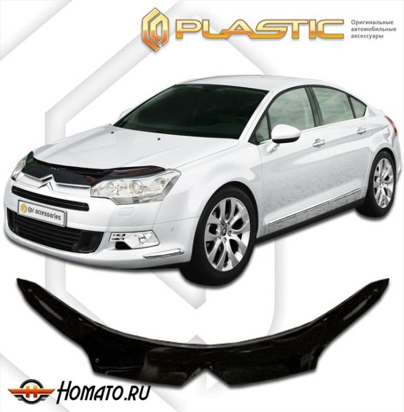 Дефлектор капота Citroen C5 2008- | черный