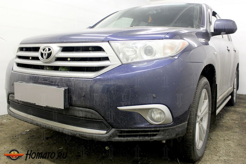 Защита радиатора для Toyota Highlander 2010+ (XU40) | Стандарт
