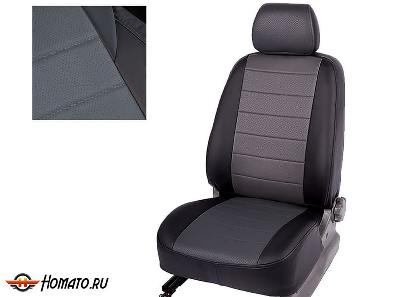 Чехлы на сиденья Nissan Terrano III 2014-/2017- | экокожа, Seintex