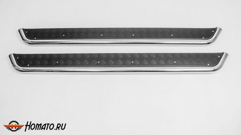 Пороги подножки Chery Tiggo 2 2017+ | алюминиевые или нержавеющие