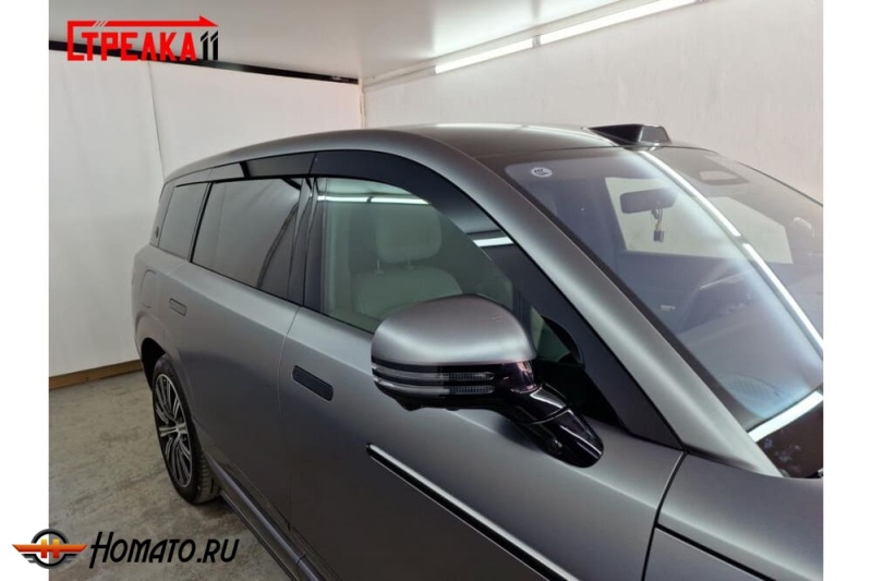 Дефлекторы Denza N9 2025+ | из 6 частей, премиум, плоские, 2D