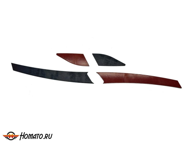 Накладки на задние фонари для Solaris HC 2024+ | 4 штуки, декор