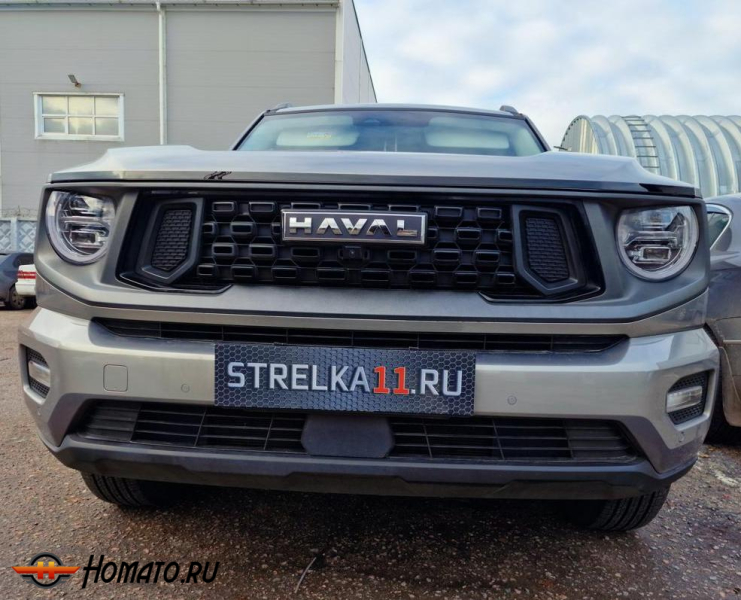 Накладки на капот для Haval H7 2025+ | 2 штуки, декор