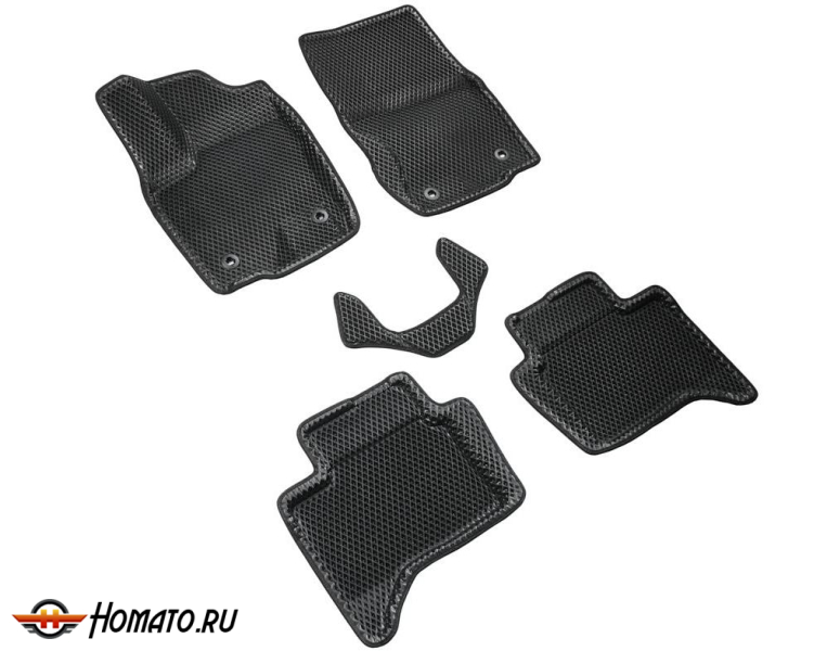 3D EVA коврики с бортами Toyota Land Cruiser Prado 250 | Премиум