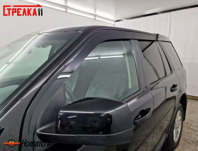 Дефлекторы Land Rover Freelander 2 2006-2014 | из 6 частей, премиум, плоские, 2D