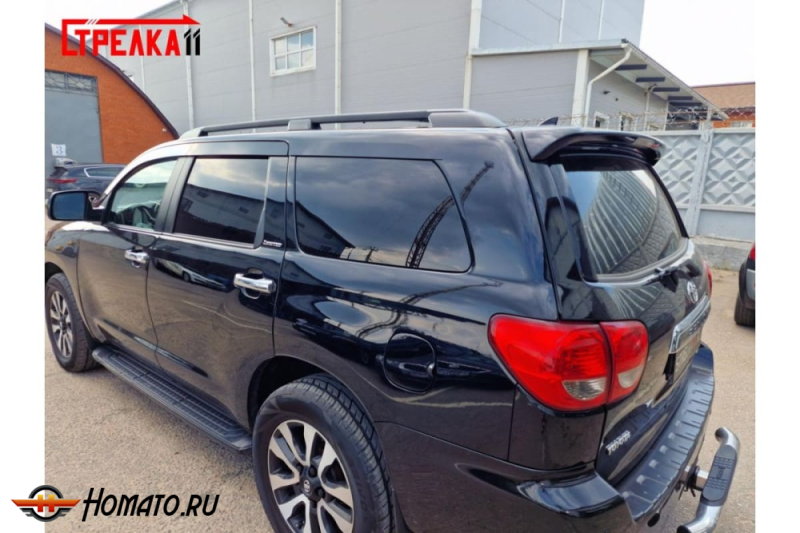 Дефлекторы Toyota Sequoia 2 2007-2022 | из 6 частей, премиум, плоские, 2D