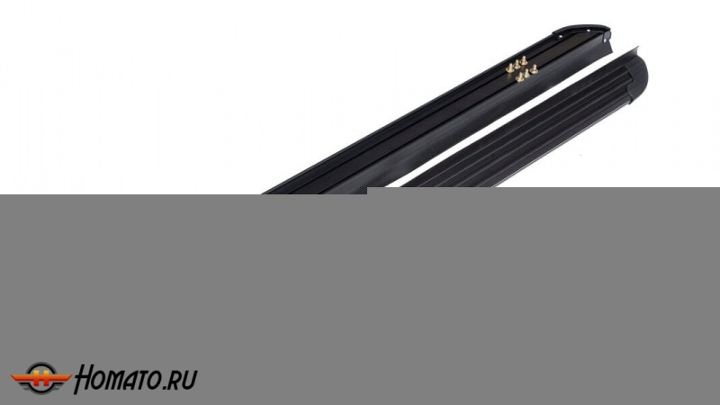 Пороги подножки Mitsubishi Pajero 3 (без штатных порогов) | алюминиевые или нержавеющие