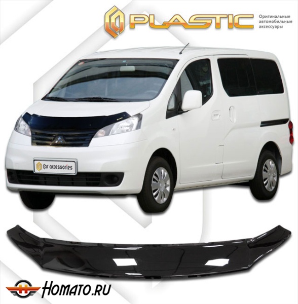 Дефлектор капота Mitsubishi Delica D:3 2011-2019 | черный