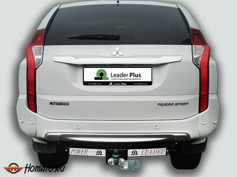 Фаркоп MITSUBISHI PAJERO SPORT 2 2008-2016 | шар F - кованый, с пластиной из нержавейки | Лидер Плюс | M115-F(N)