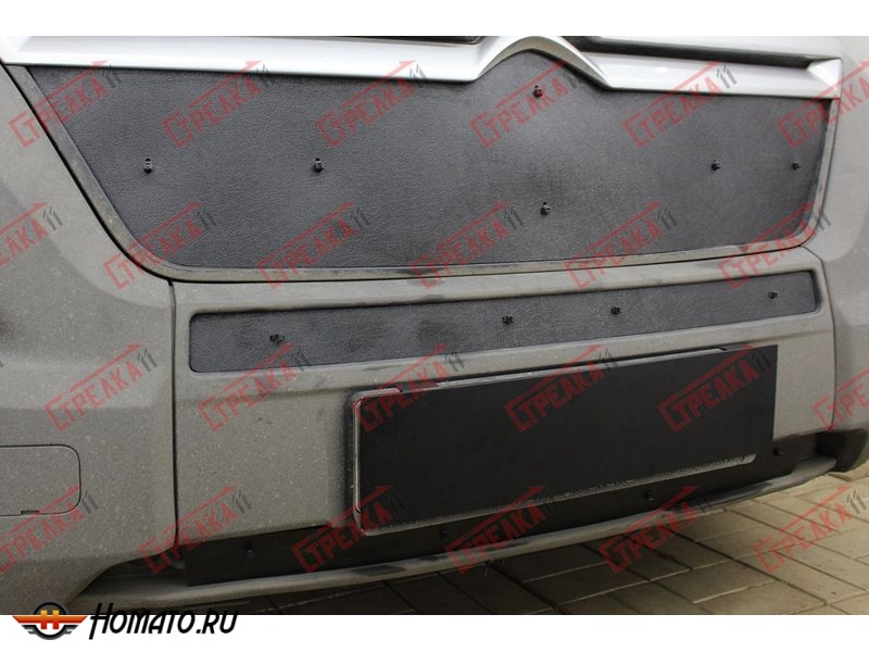Зимняя защита радиатора Citroen Jumper 290 2014+ | на стяжках