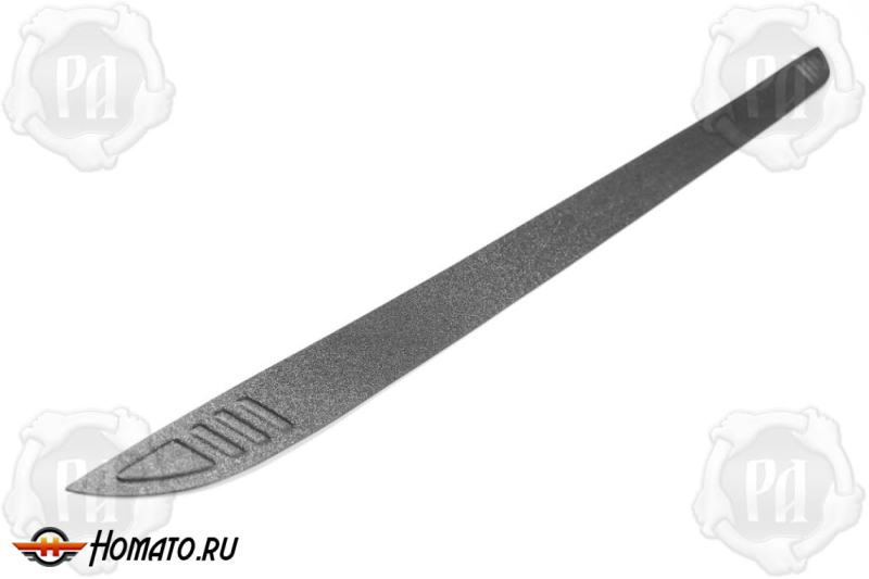 Накладка на кромку крышки багажника для Nissan Qashqai J11 2014-2022 | шагрень, со скотчем 3M