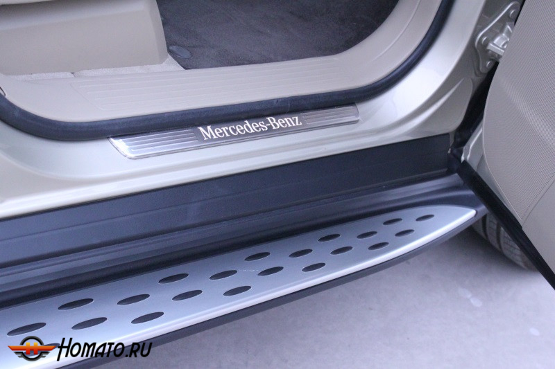 Пороги ОЕМ для Mercedes GLS-class (X166) 2015-2019