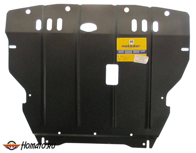 Защита картера Smart Forfour 2004-2006 | двигатель + КПП, 2 мм, сталь | MOTODOR | 05502