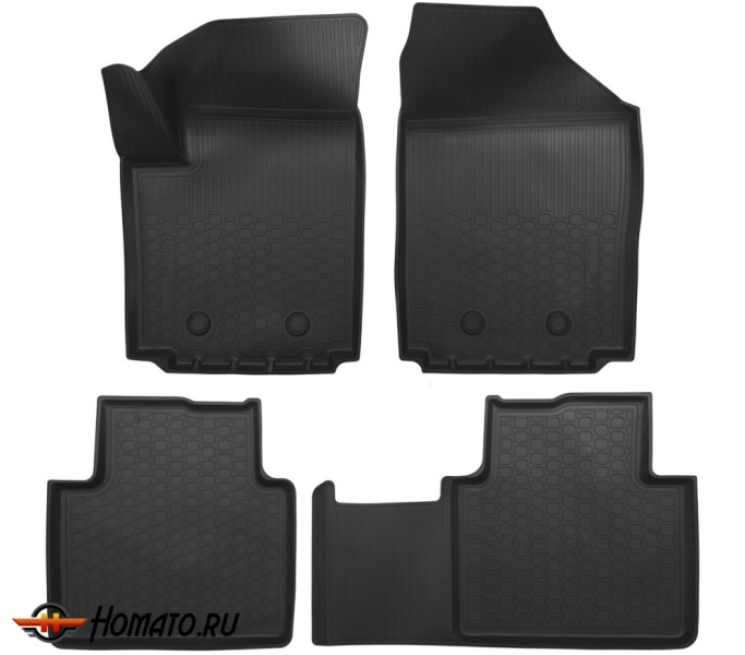 Коврики Dongfeng DFSK 500 | полиуретановые, черные, Norplast